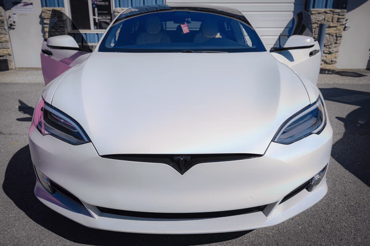 Tesla vinyl color wrap