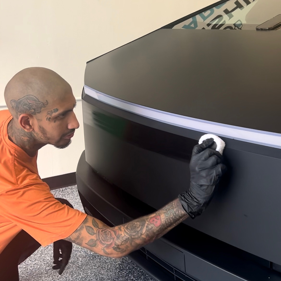 Tesla vinyl color wrap